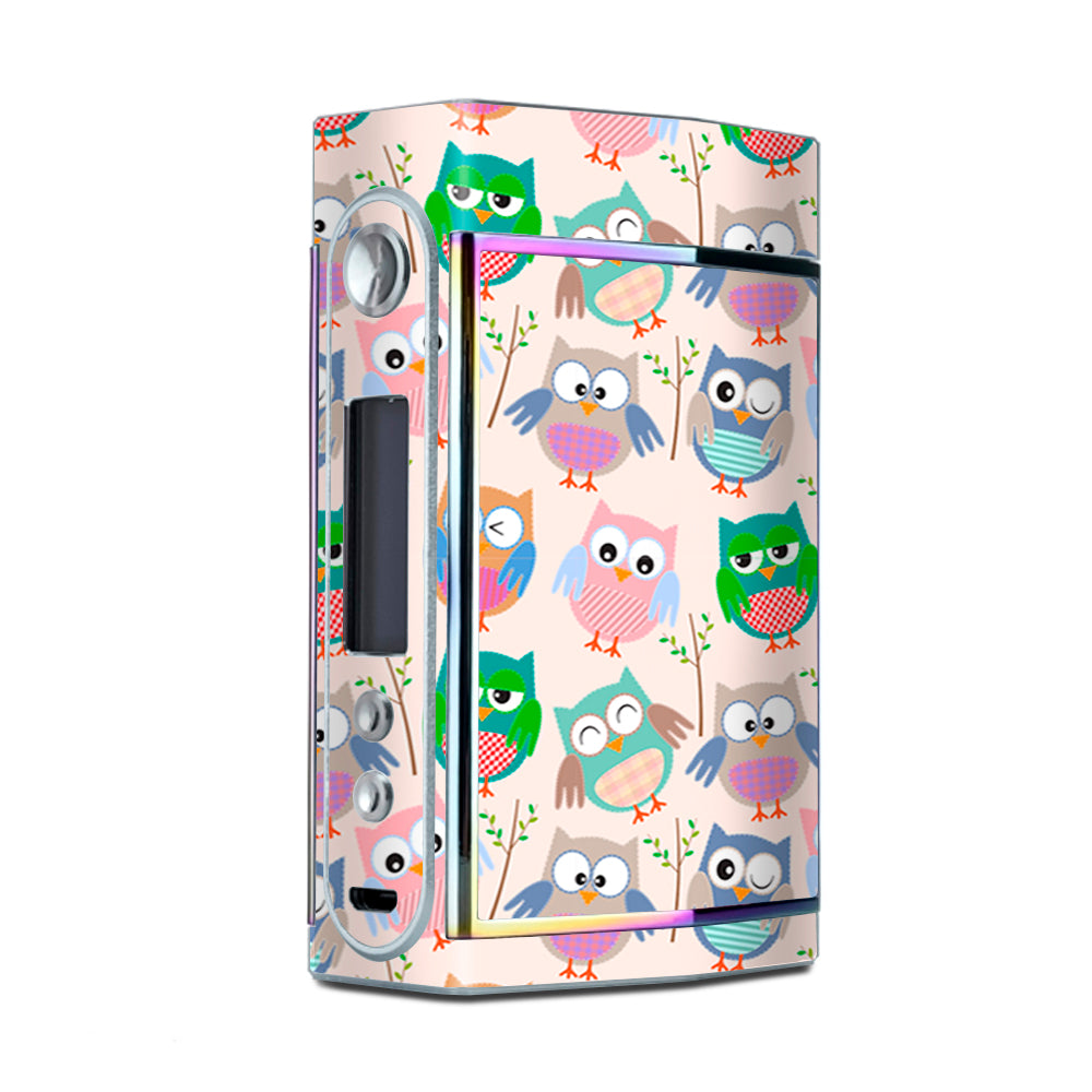  Cute Owls Pattern Cartoon Too VooPoo Skin