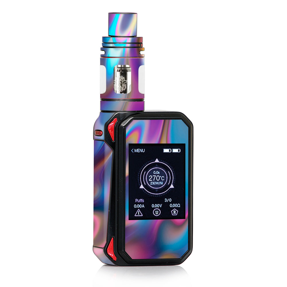  Opalescent Resin Marble Oil Slick Smok G-priv 2 Skin