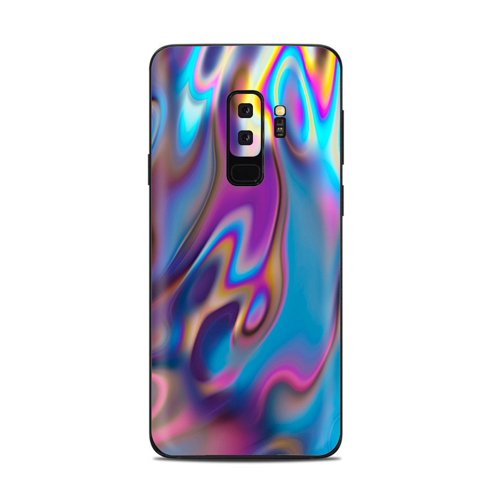  Opalescent Resin Marble Oil Slick Samsung Galaxy S9 Plus Skin