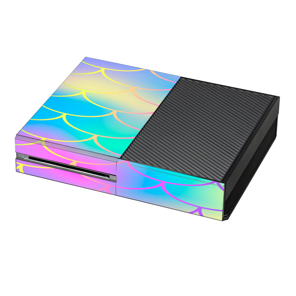  Pastel Colorful Mermaid Scales Microsoft Xbox One Skin