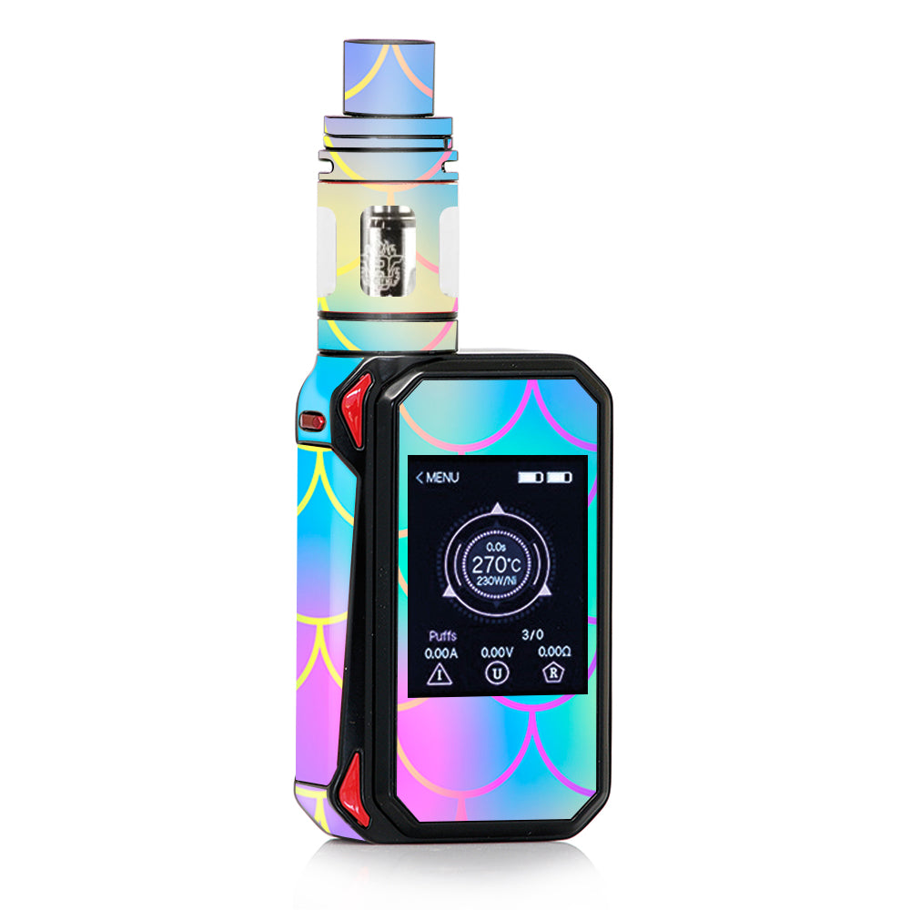  Pastel Colorful Mermaid Scales Smok G-priv 2 Skin