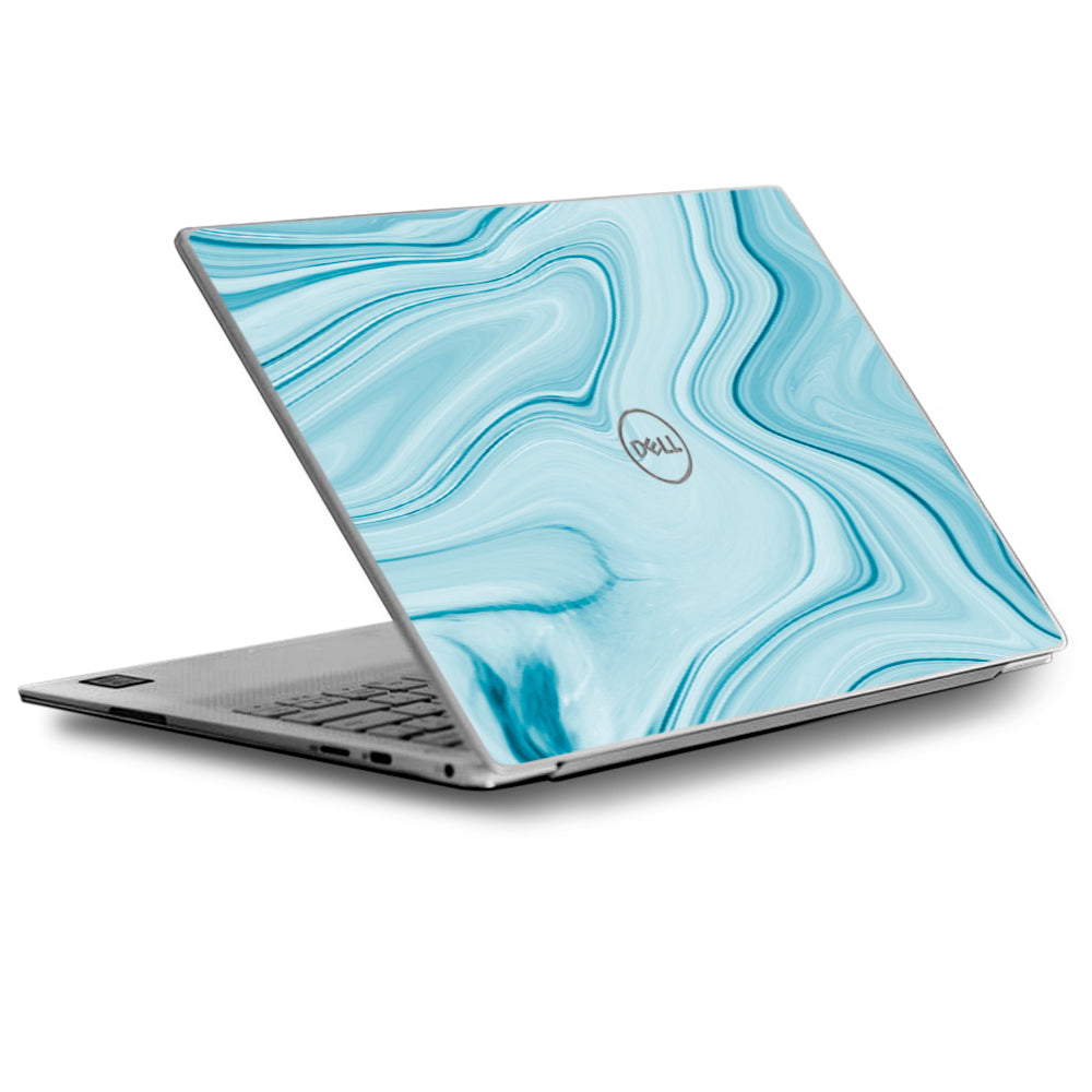  Baby Blue Ice Swirl Marble Dell XPS 13 9370 9360 9350 Skin