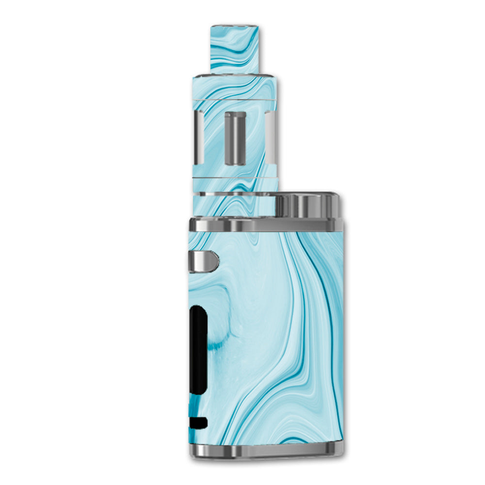  Baby Blue Ice Swirl Marble eLeaf iStick Pico 75w Skin