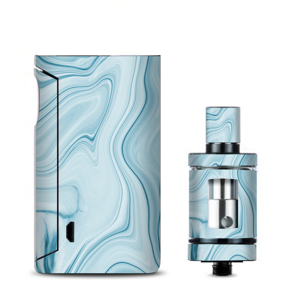  Baby Blue Ice Swirl Marble Vaporesso Drizzle Fit Skin