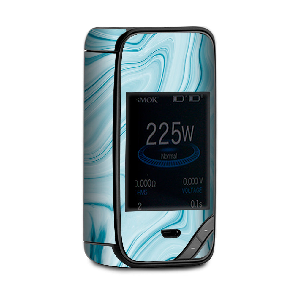  Baby Blue Ice Swirl Marble X-Priv Smok Skin