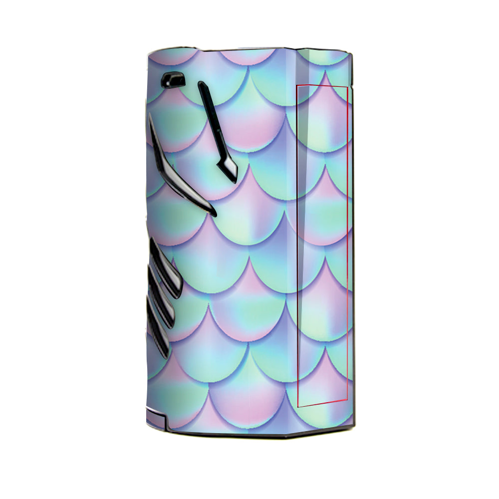  Mermaid Scales Blue Pink T-Priv 3 Smok Skin