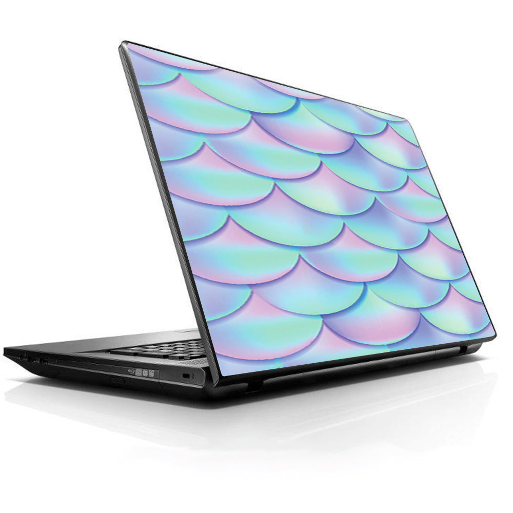 Mermaid Scales Blue Pink HP Dell Compaq Mac Asus Acer 13 to 16 inch Skin