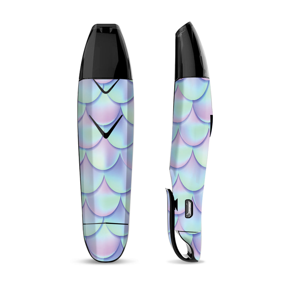 Skin Decal for Suorin Vagon  Vape / mermaid scales blue pink