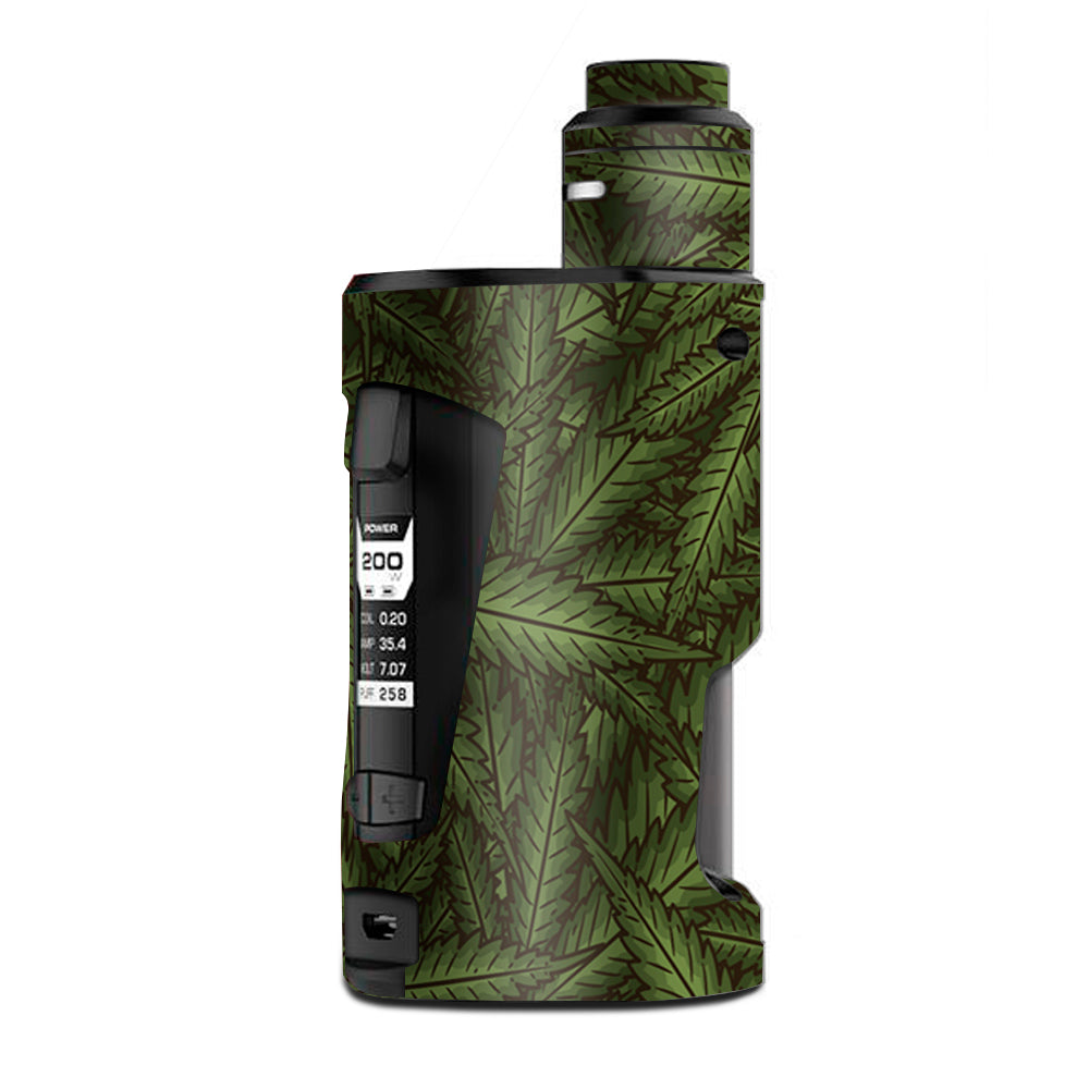  Marijuana Leaves Pot Weed G Box Squonk Geek Vape Skin