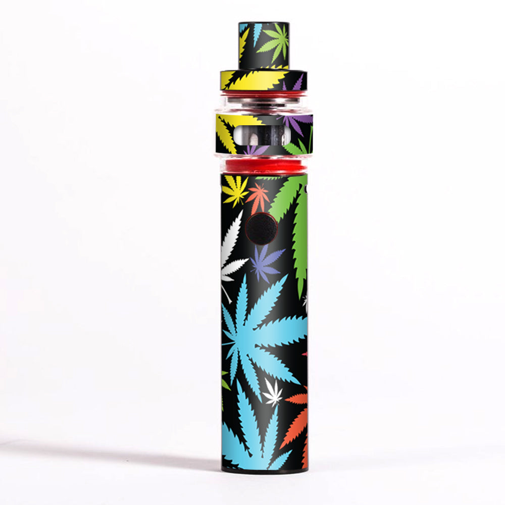  Colorful Weed Leaves Leaf  Smok Pen 22 Light Edition Skin