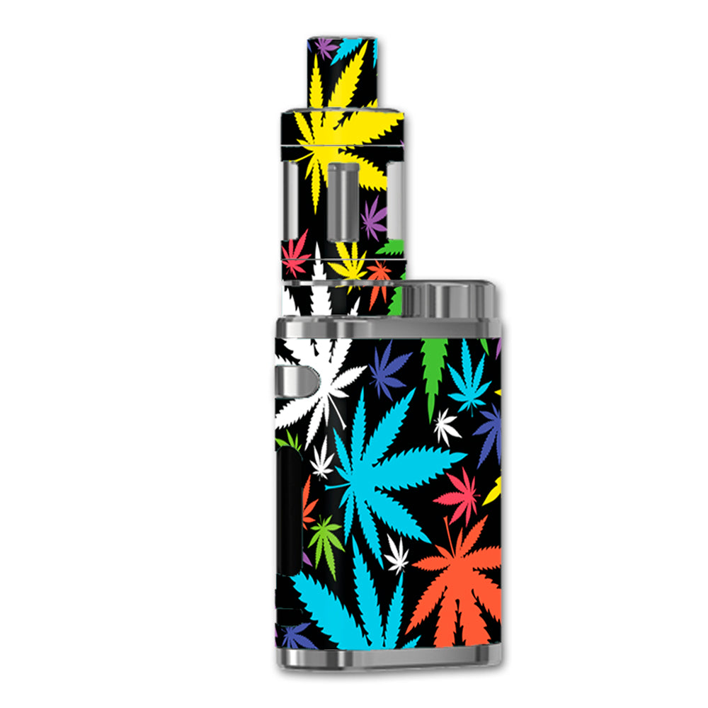 Colorful Weed Leaves Leaf  eLeaf iStick Pico 75w Skin