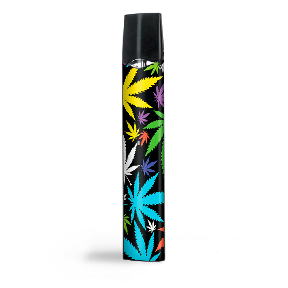  Colorful Weed Leaves Leaf  Smok Infinix Ultra Portable Skin