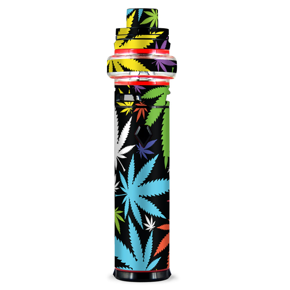  Colorful Weed Leaves Leaf Smok stick V9 Max Skin