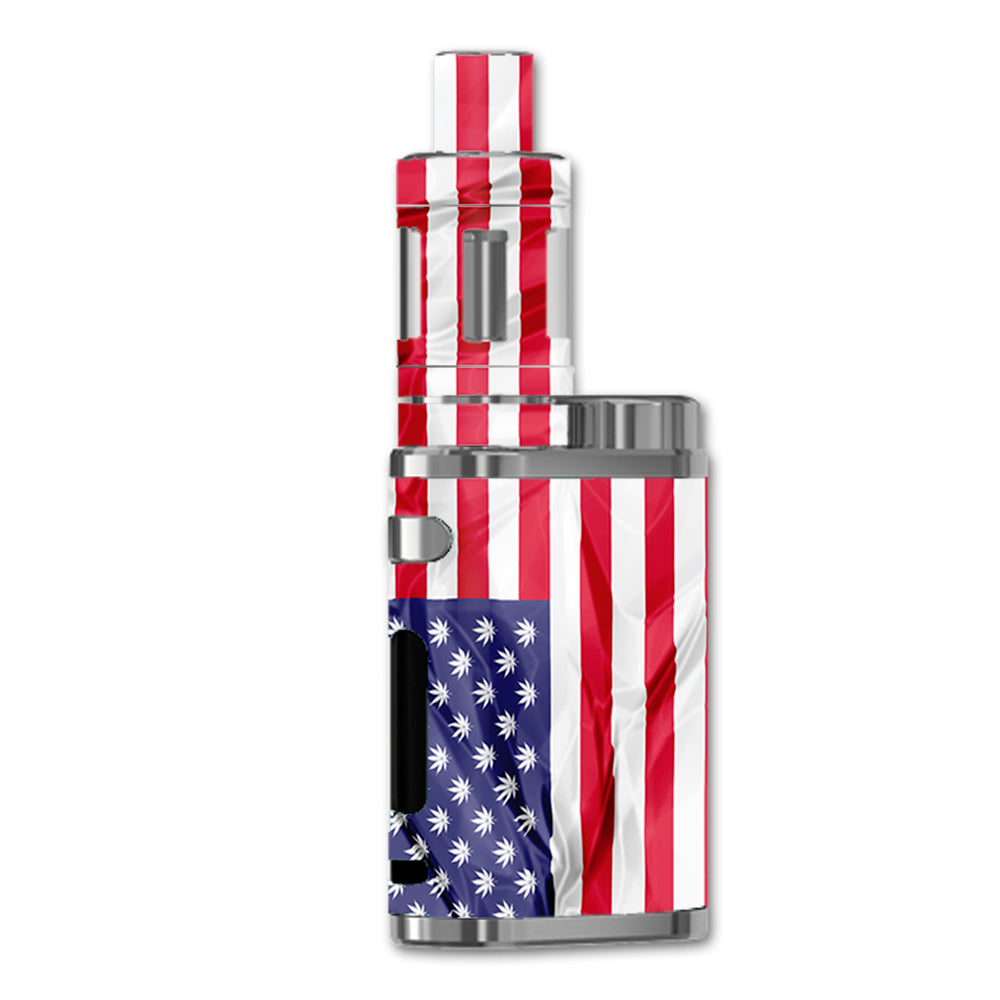  American Flag Pot Leaf Stars Marijuana eLeaf iStick Pico 75w Skin