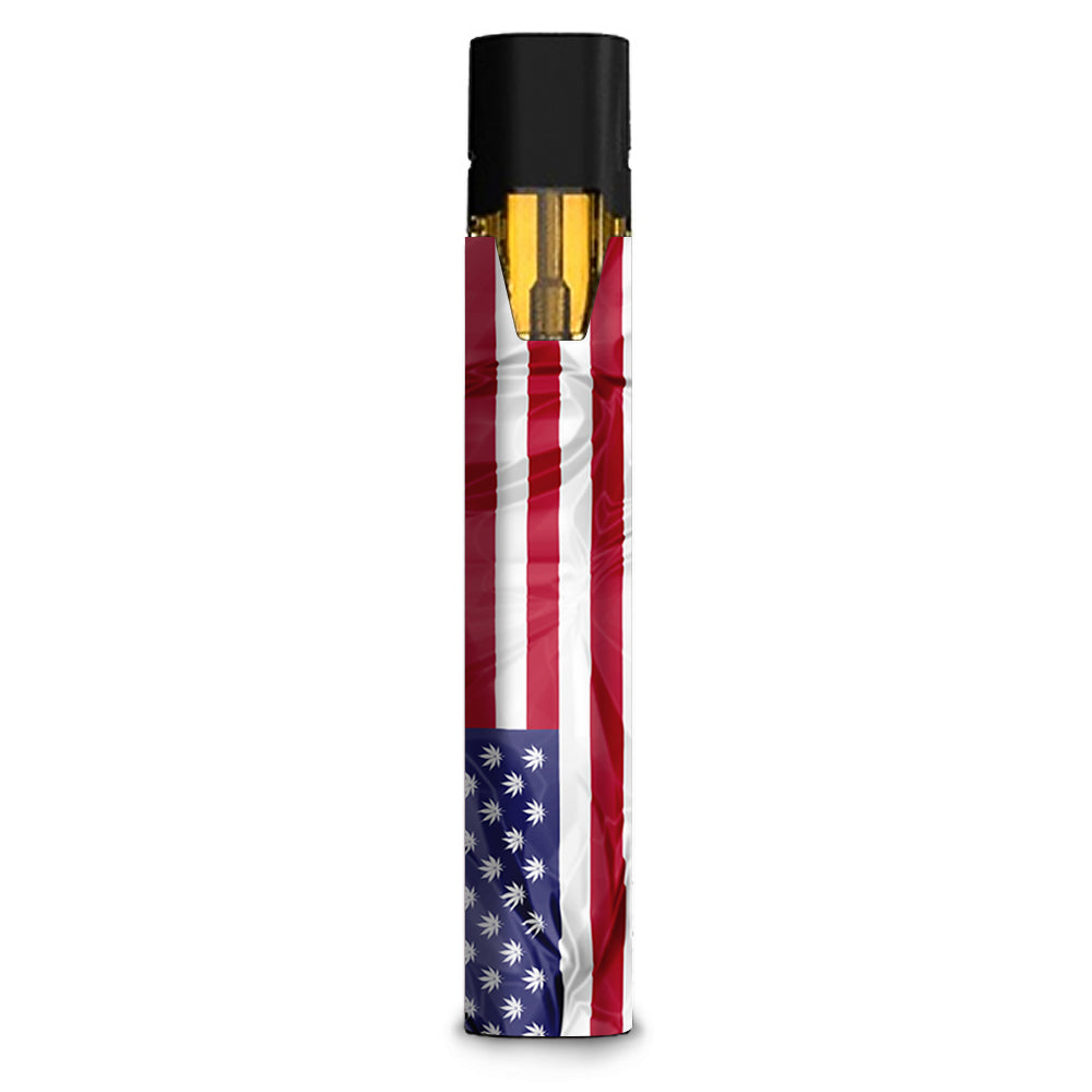  American Flag Pot Leaf Stars Marijuana Stiiizy starter stick Skin