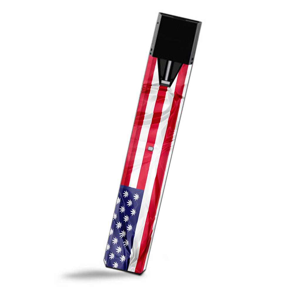  American Flag Pot Leaf Stars Marijuana Smok Fit Ultra Portable Skin