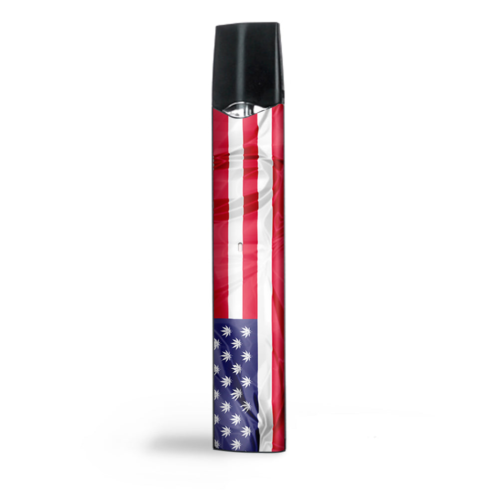  American Flag Pot Leaf Stars Marijuana Smok Infinix Ultra Portable Skin