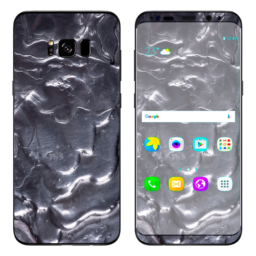 Melting Metal Molten Liquid  Samsung Galaxy S8 Plus Skin