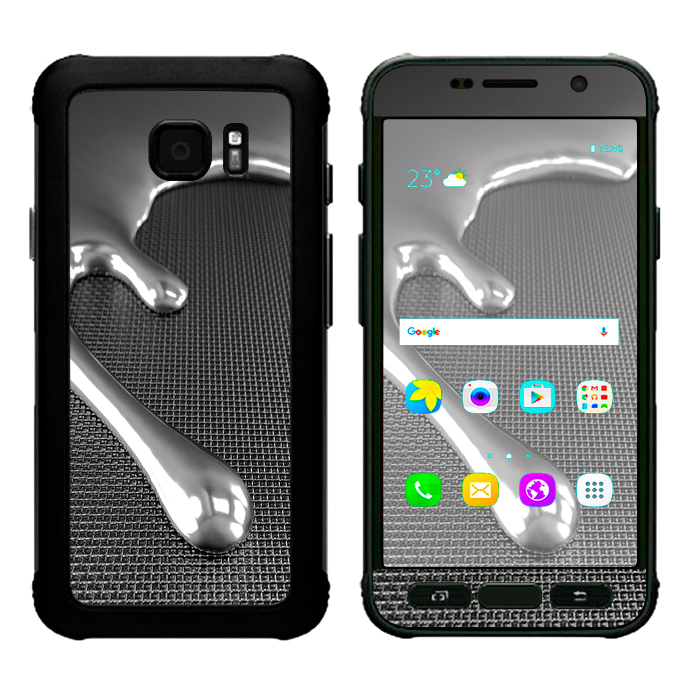  Dripping Metal Liquid Mercury Samsung Galaxy S7 Active Skin