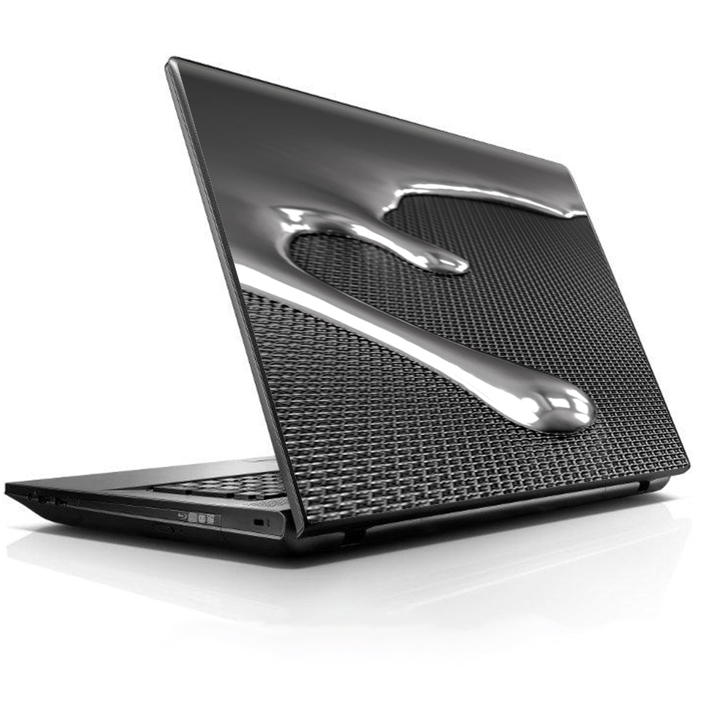  Dripping Metal Liquid Mercury HP Dell Compaq Mac Asus Acer 13 to 16 inch Skin