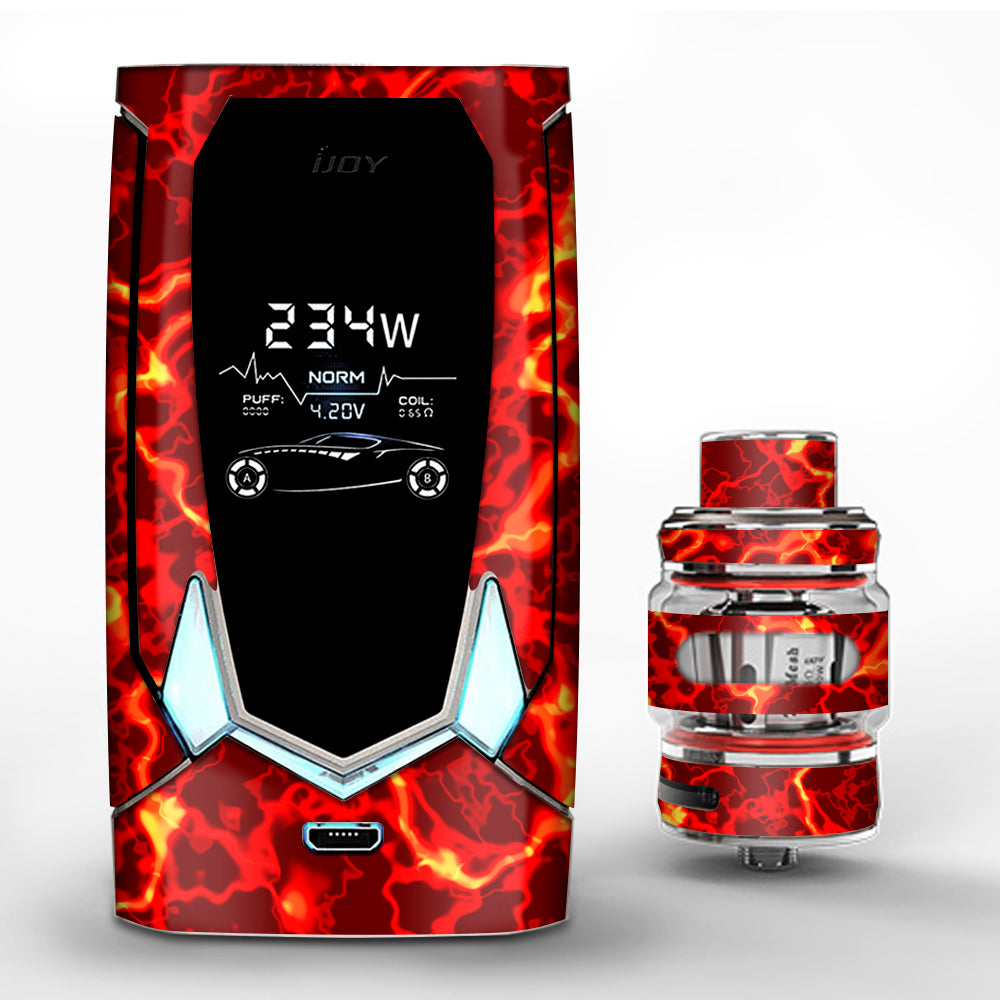  Lave Hot Molten Fire Rage iJoy Avenger 270 Skin
