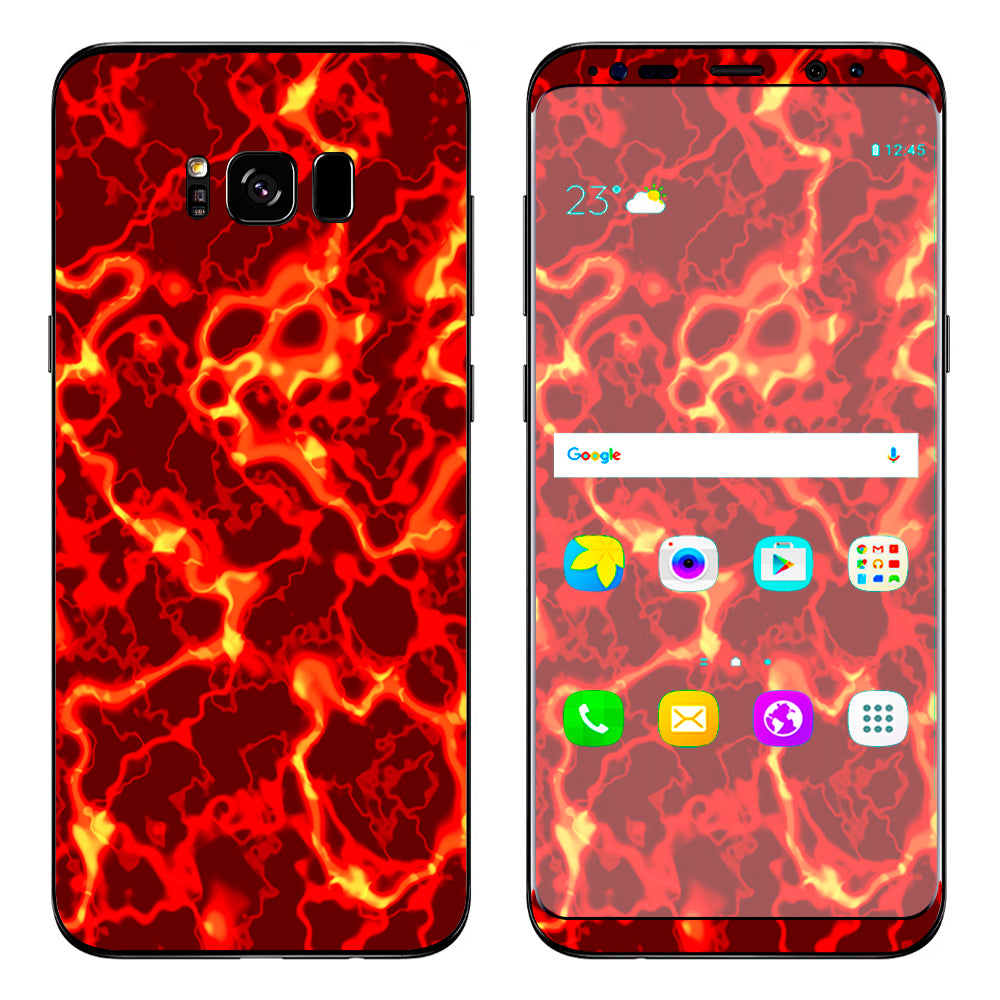  Lave Hot Molten Fire Rage Samsung Galaxy S8 Plus Skin