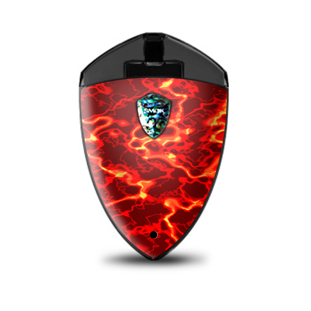  Lave Hot Molten Fire Rage Smok Rolo Badge Skin