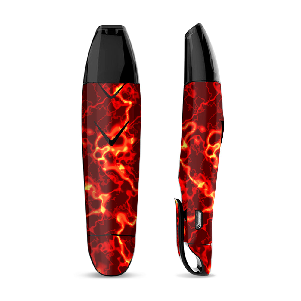 Skin Decal for Suorin Vagon  Vape / Lave Hot Molten Fire Rage
