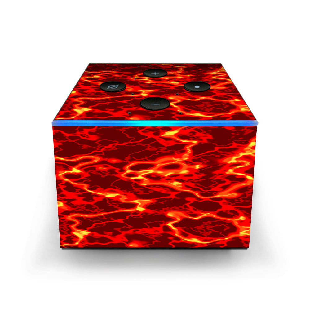  Lave Hot Molten Fire Rage Amazon Fire TV Cube Skin