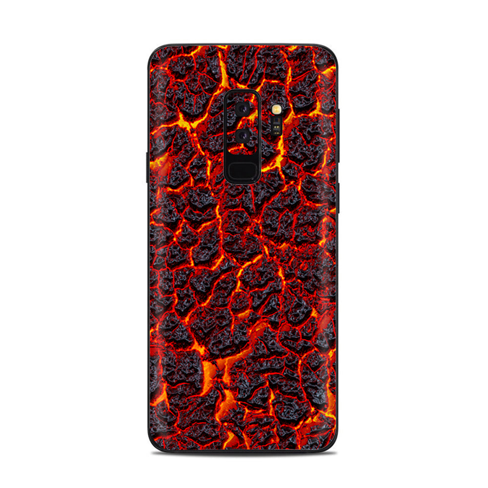  Burnt Top Lava Eruption Ash Samsung Galaxy S9 Plus Skin
