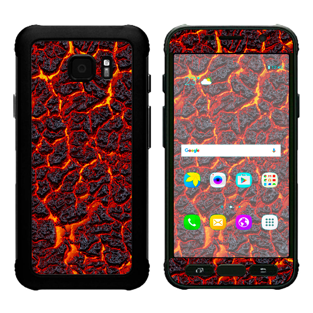  Burnt Top Lava Eruption Ash Samsung Galaxy S7 Active Skin