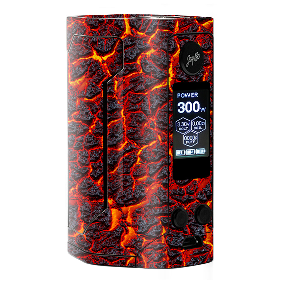  Burnt Top Lava Eruption Ash Wismec Gen 3 300w Skin