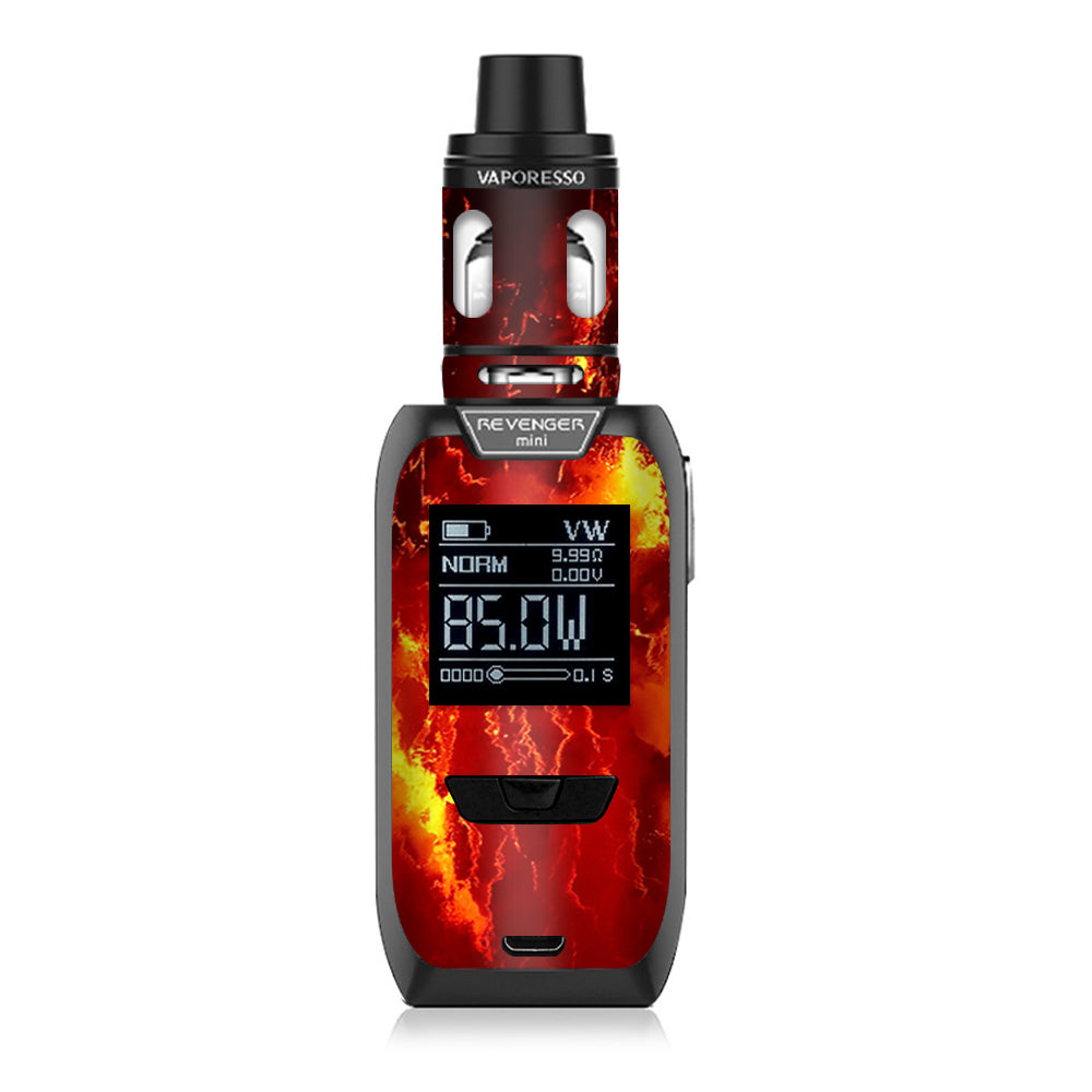  Fire Lava Liquid Flowing Vaporesso Revenger Mini 85w Skin