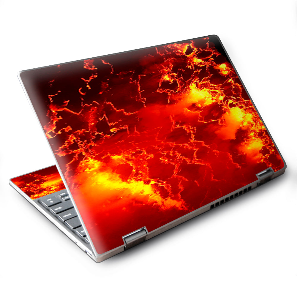  Fire Lava Liquid Flowing Lenovo Yoga 710 11.6" Skin