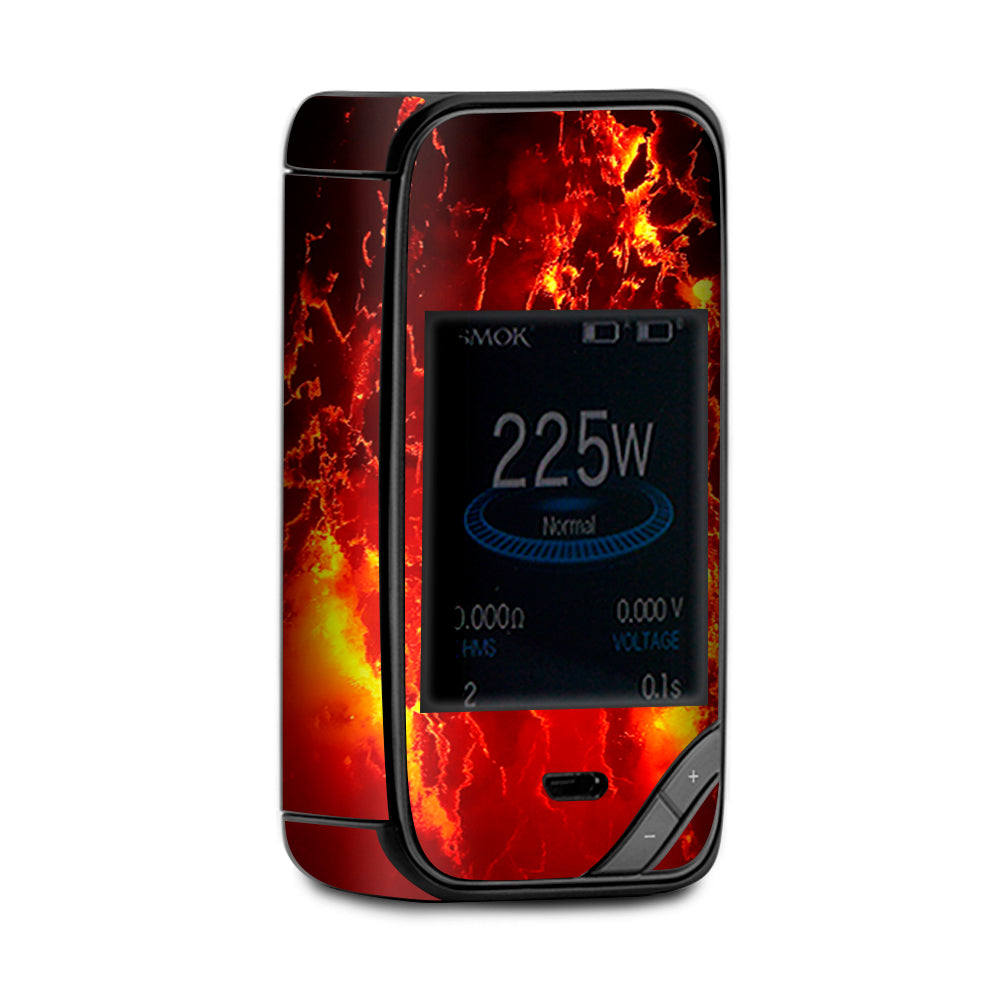  Fire Lava Liquid Flowing X-Priv Smok Skin
