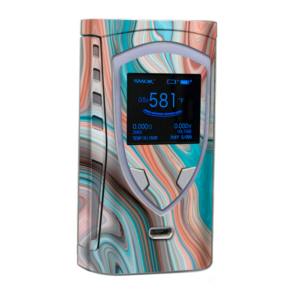  Teal Blue Brown Geode Stone Marble Smok Pro Color Skin