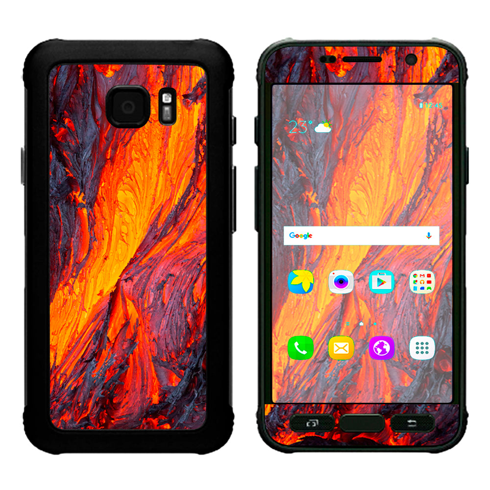  Charred Lava Volcano Ash Samsung Galaxy S7 Active Skin