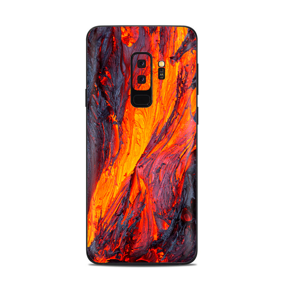  Charred Lava Volcano Ash Samsung Galaxy S9 Plus Skin