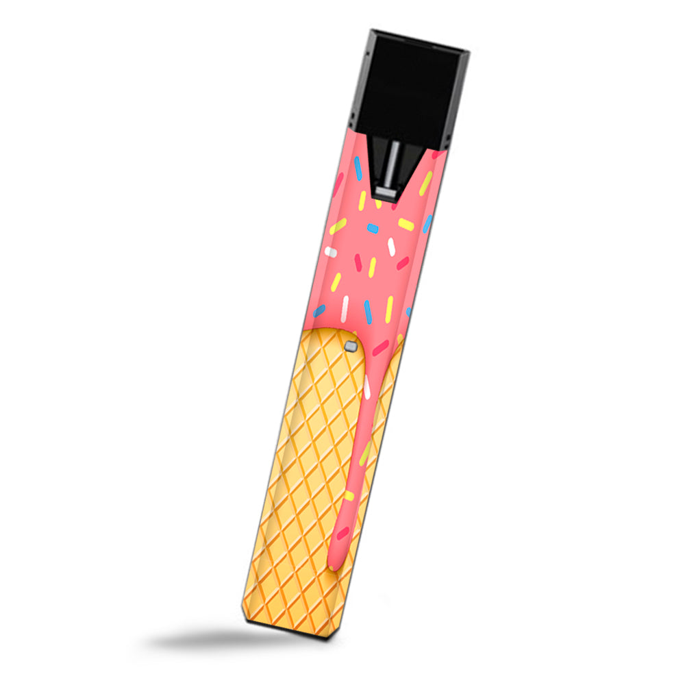  Ice Cream Cone Pink Sprinkles Smok Fit Ultra Portable Skin