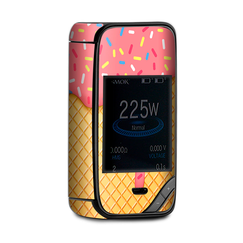  Ice Cream Cone Pink Sprinkles X-Priv Smok Skin
