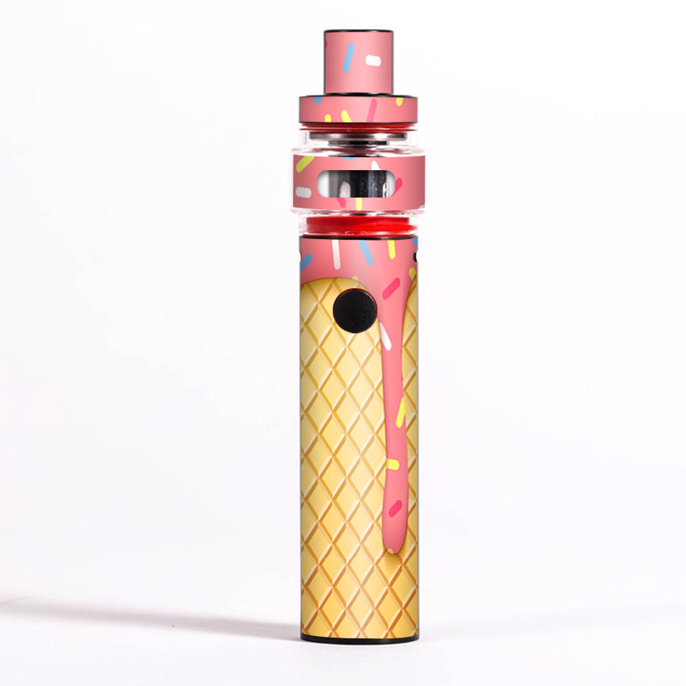 Skin Decal for Smok Pen 22 Starter Light Edition Vape / Ice Cream Cone Pink Sprinkles itsaskin.com Skin Decal for Smok Pen 22 Starter Light Edition Vape / Ice Cream Cone Pink Sprinkles itsaskin.com