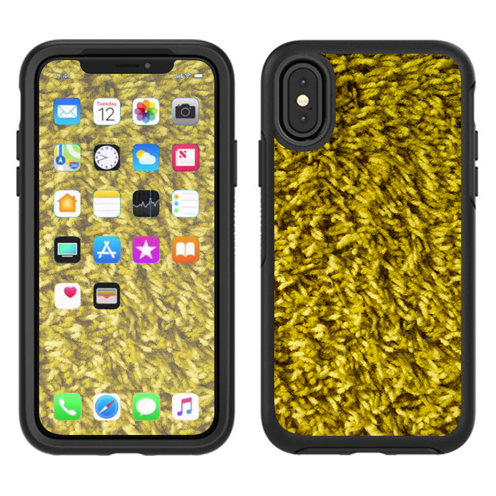  Green Shag Carpet Shagadelic Baby Otterbox Defender Apple iPhone X Skin