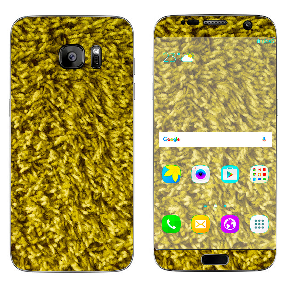  Green Shag Carpet Shagadelic Baby Samsung Galaxy S7 Edge Skin