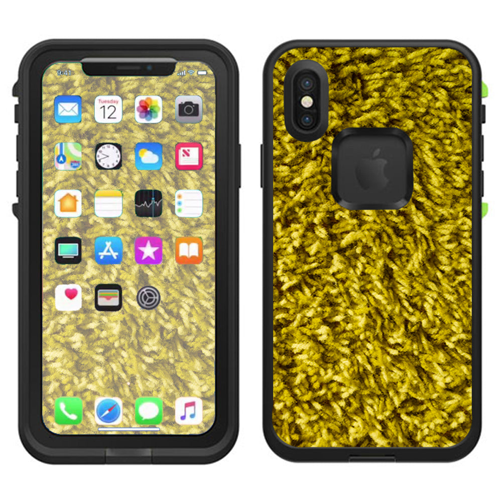  Green Shag Carpet Shagadelic Baby Lifeproof Fre Case iPhone X Skin