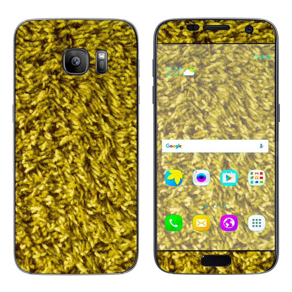  Green Shag Carpet Shagadelic Baby Samsung Galaxy S7 Skin