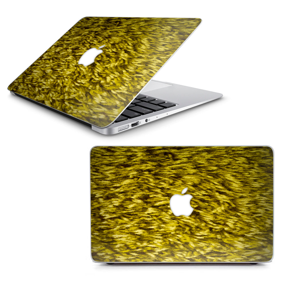  Green Shag Carpet Shagadelic Baby Macbook Air 13" A1369 A1466 Skin
