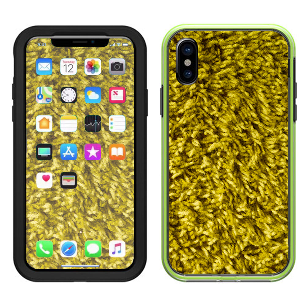  Green Shag Carpet Shagadelic Baby Lifeproof Slam Case iPhone X Skin