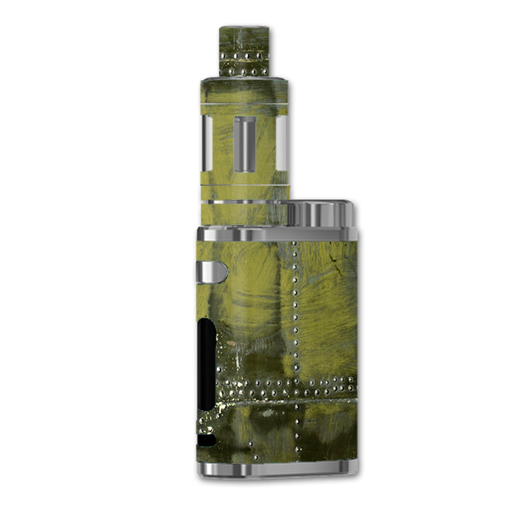  Green Rivets Metal Airplane Panel Ww2 eLeaf iStick Pico 75w Skin