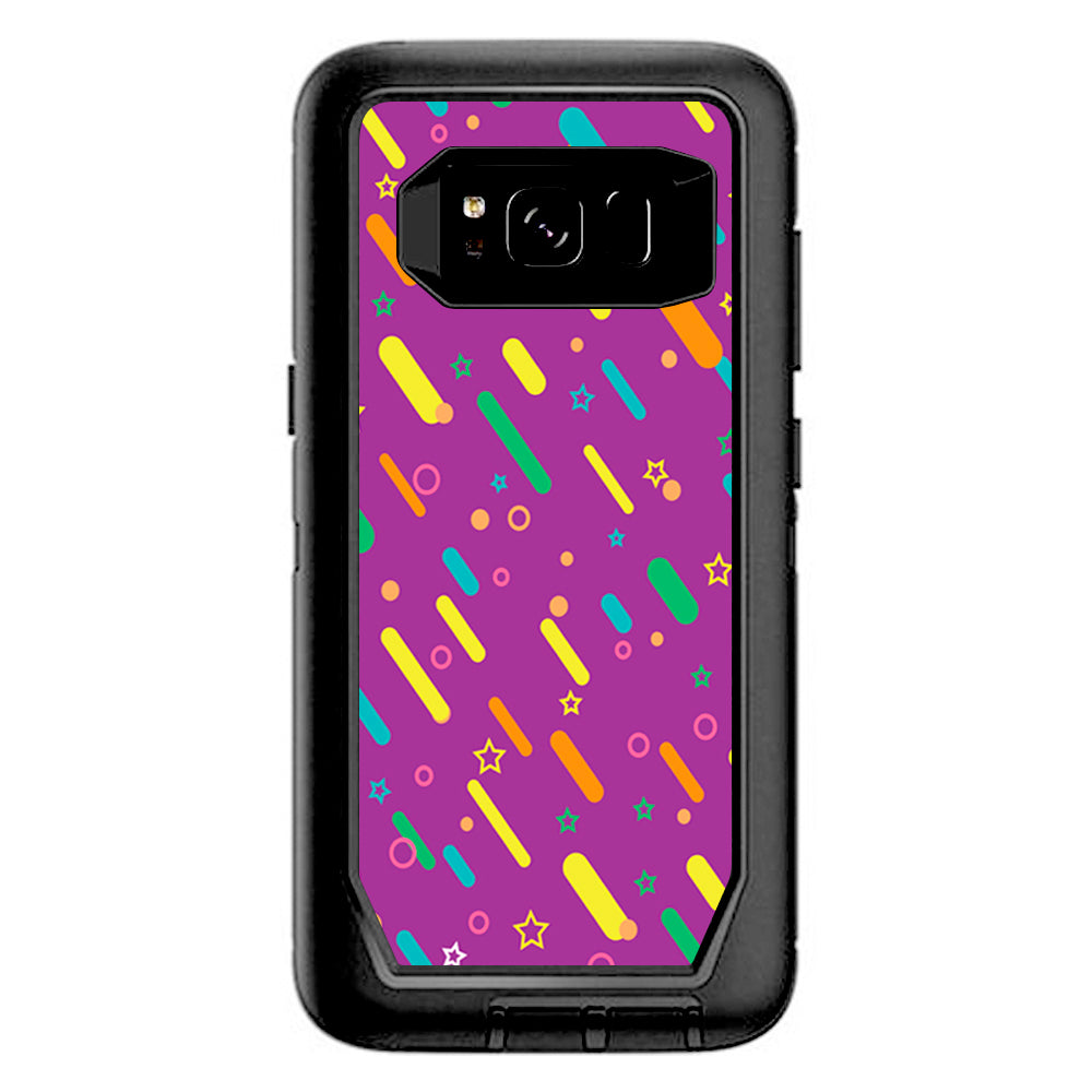  Purple Girly Sprinkles Cupcake Otterbox Defender Samsung Galaxy S8 Skin