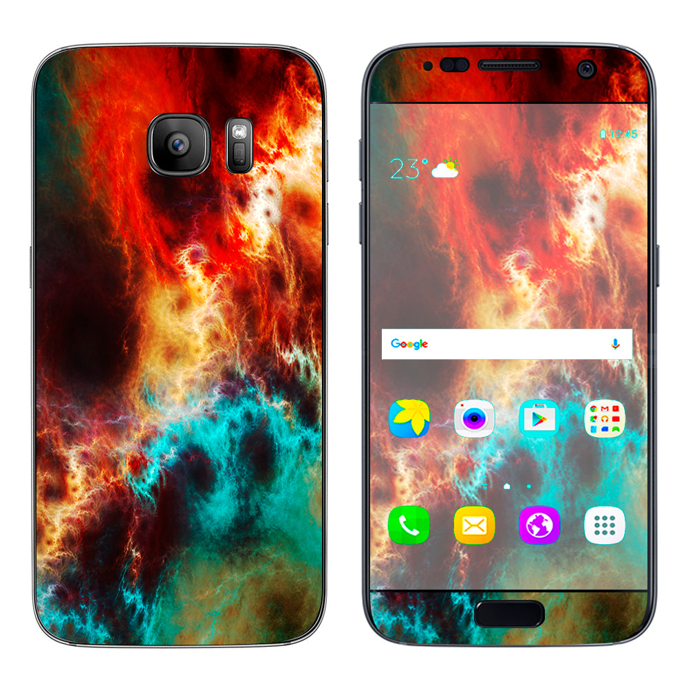  Fire And Ice Mix Samsung Galaxy S7 Skin